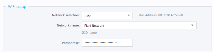 Screenshot of Ewon device's web interface