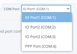 VCom for serial communication